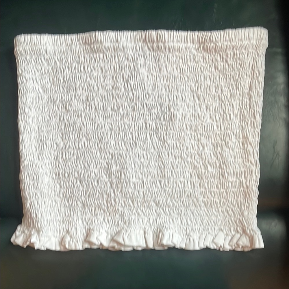 JCrew women’s classic smocked tube top size medium